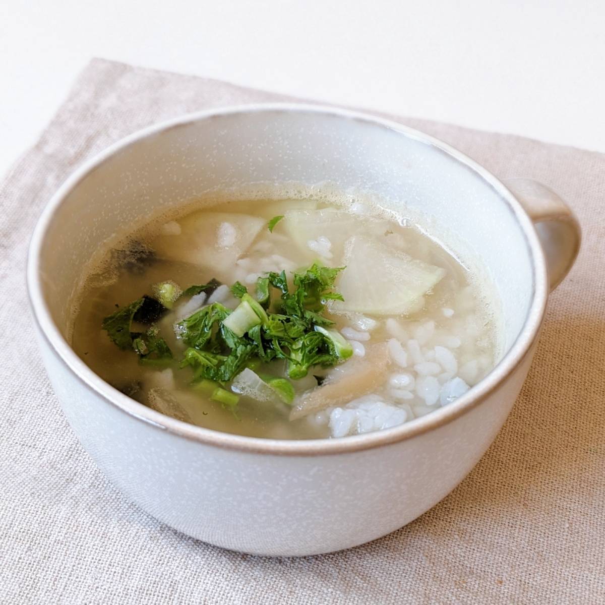 永谷園公式の「松茸風味のみぞれ雑炊」のレシピ