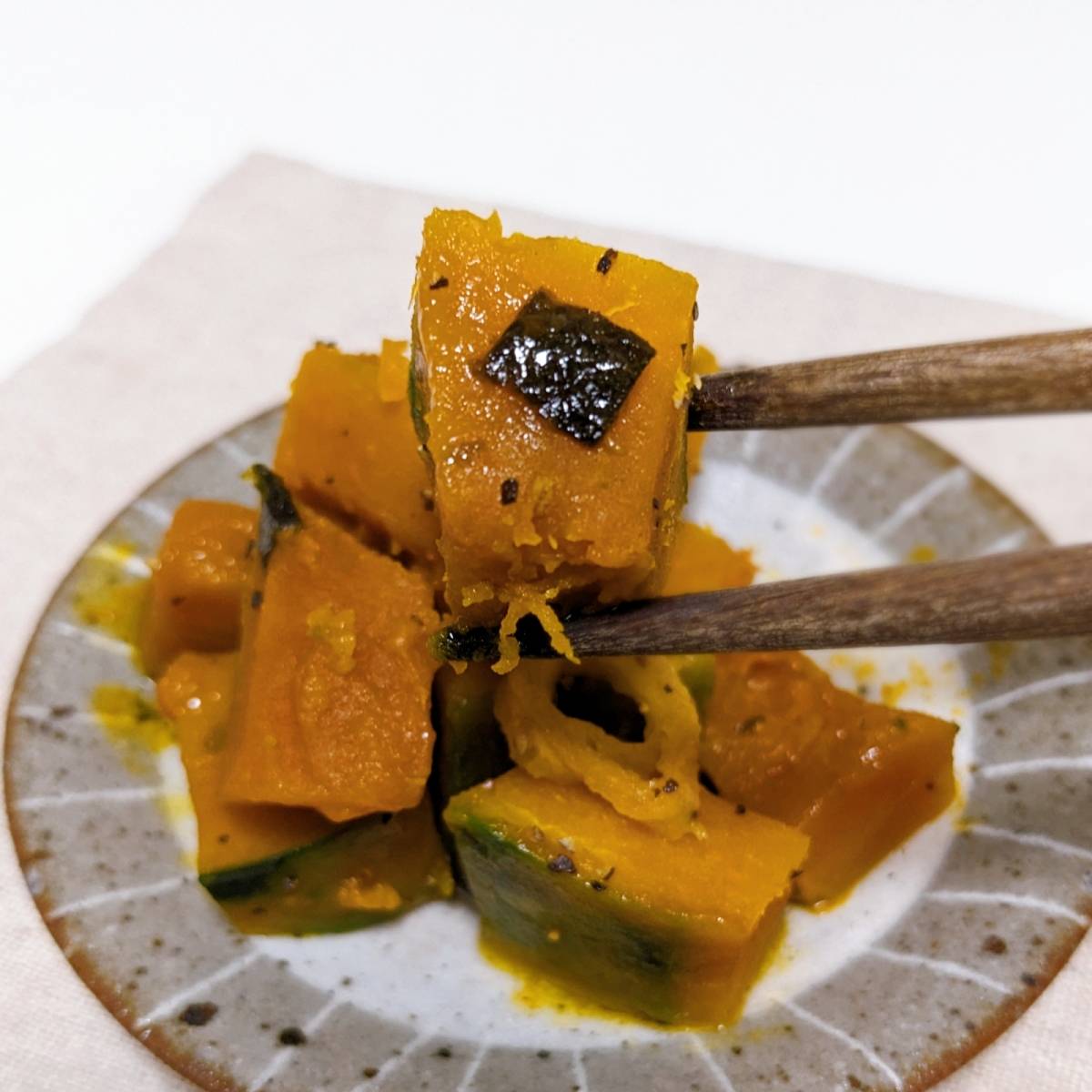 永谷園公式の「待つだけでかぼちゃサラダ」のレシピ