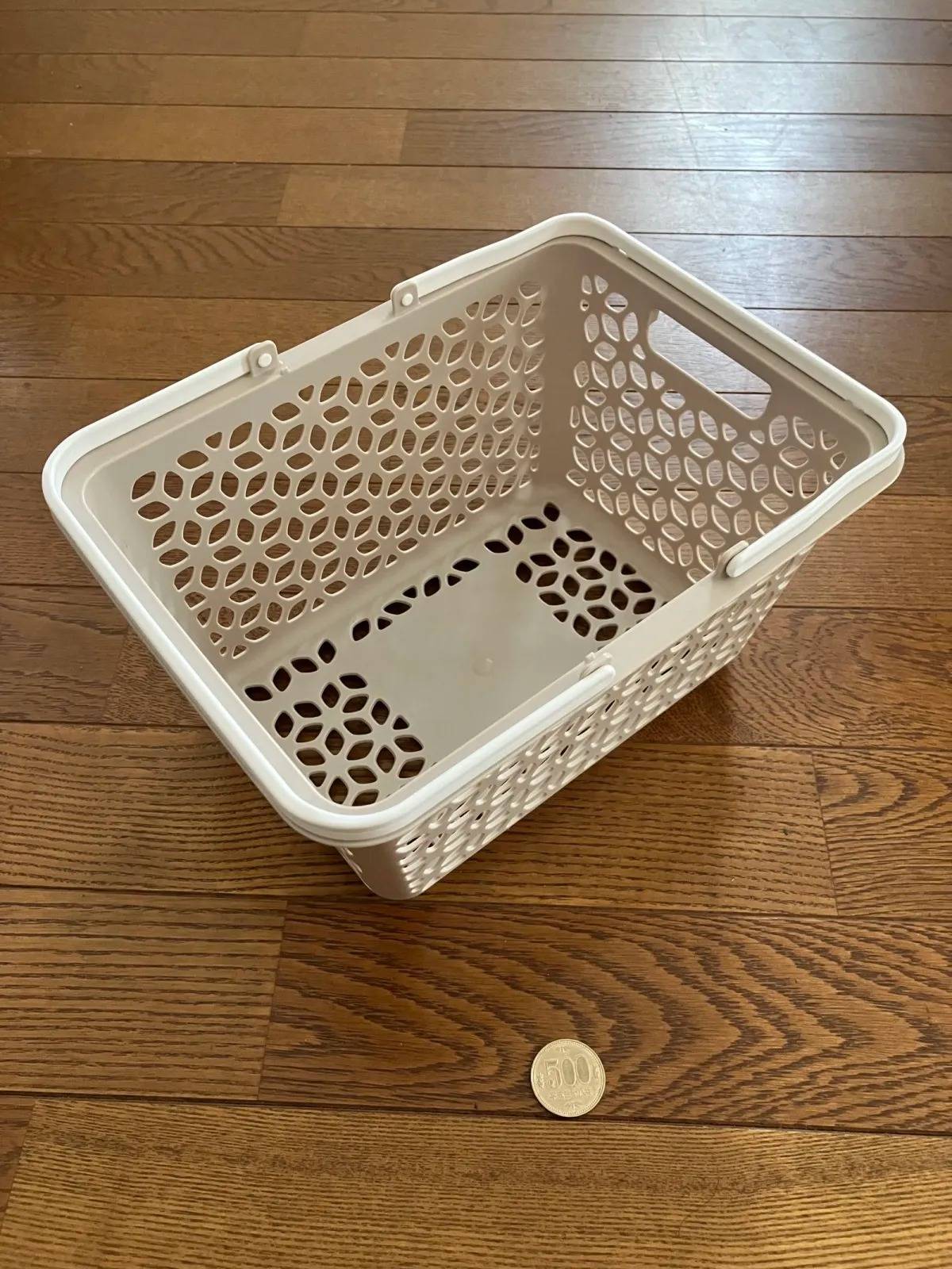 Seria(セリア):ハンドル積重ねバスケット ミニ