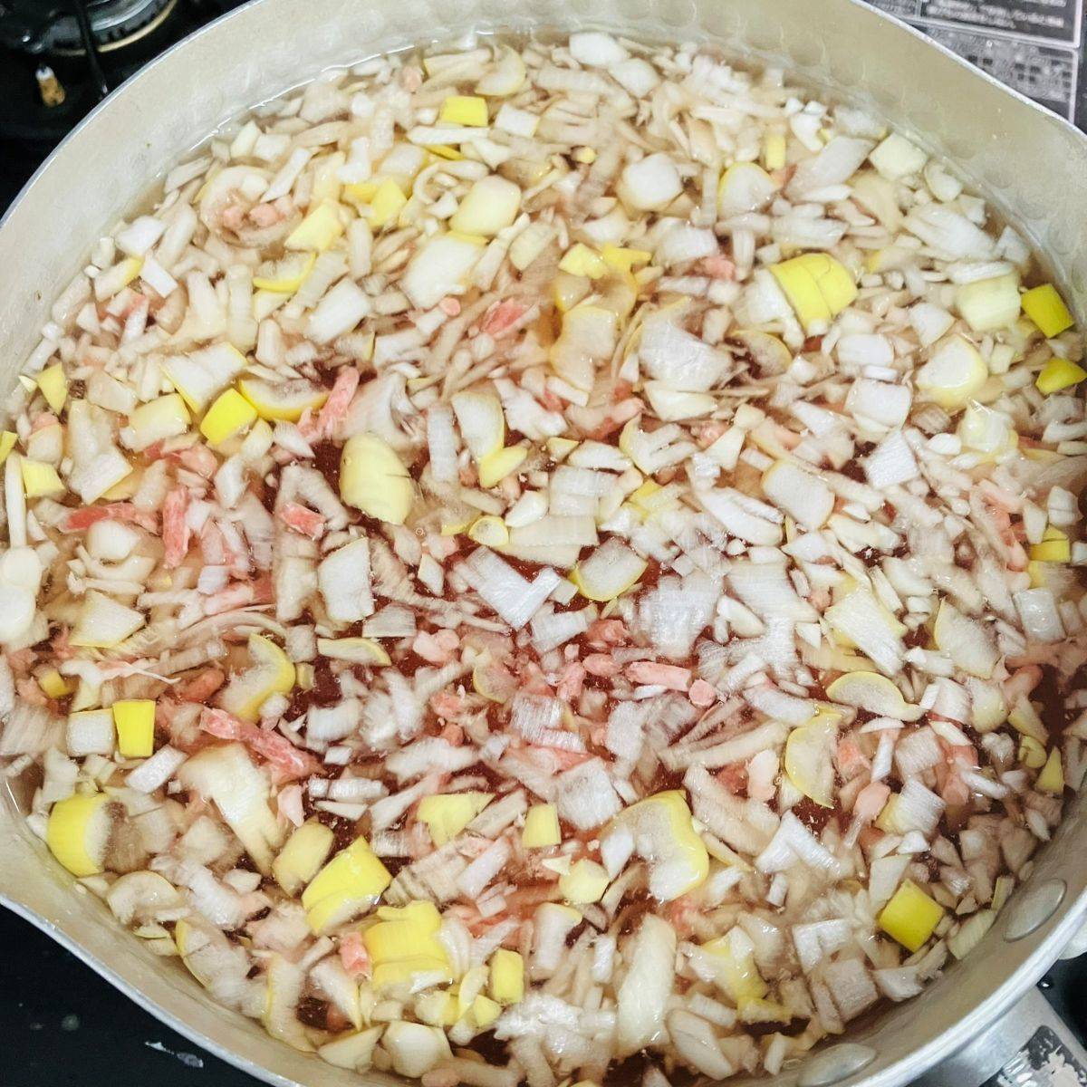 テーブルマーク公式の「鶏塩しょうがあんかけうどん」のレシピ