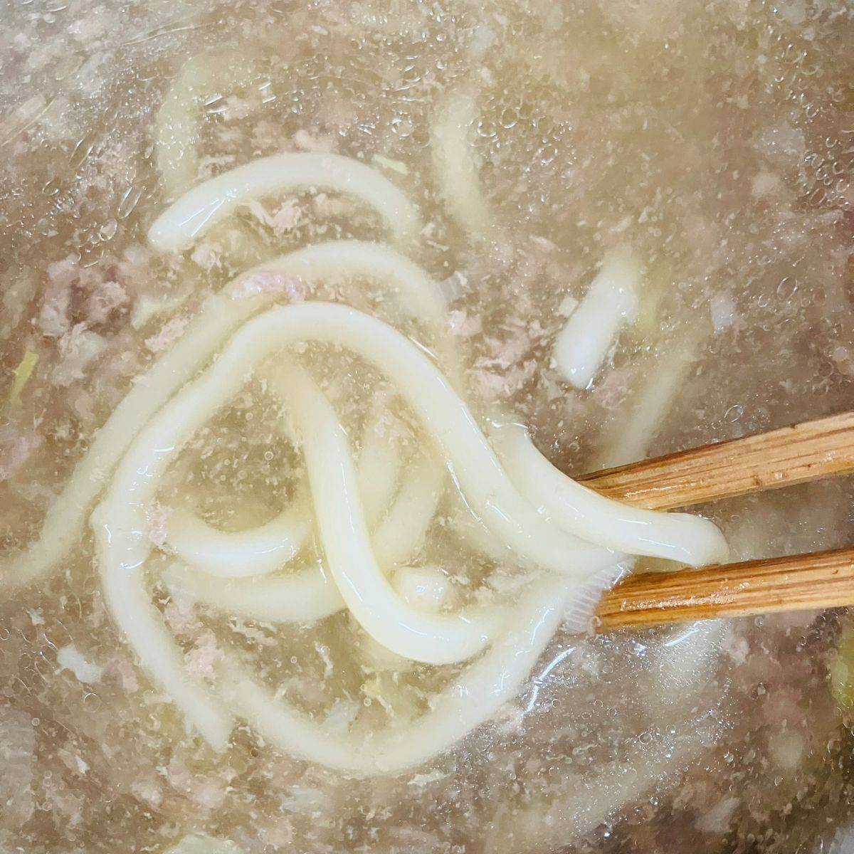 テーブルマーク公式の「鶏塩しょうがあんかけうどん」のレシピ