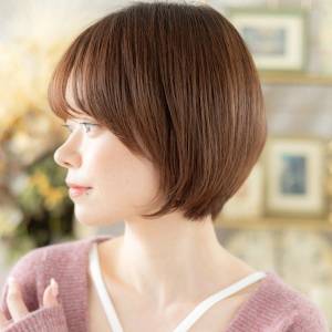  丸みシルエットショート 