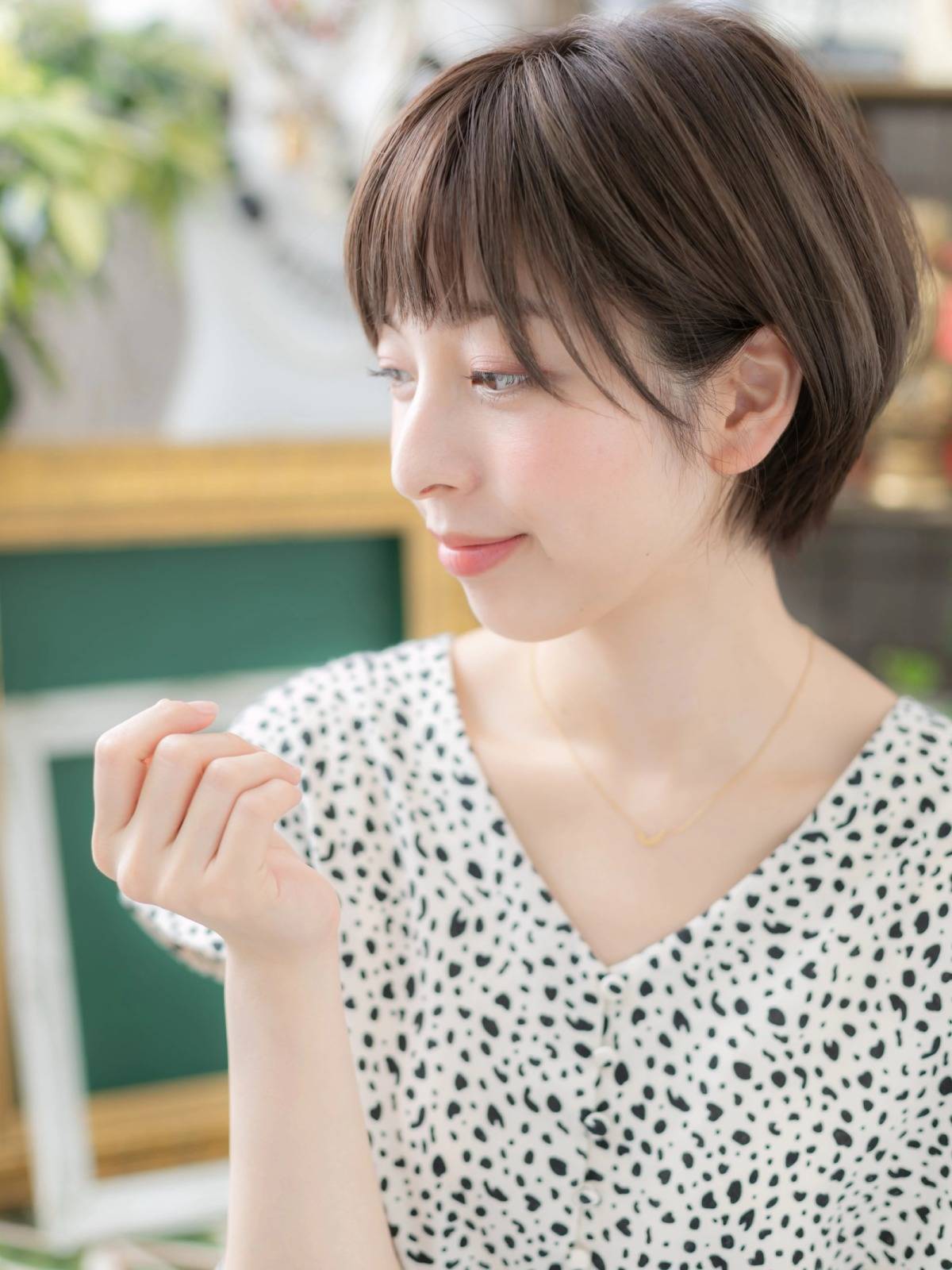 まとまり感ひし形ショート