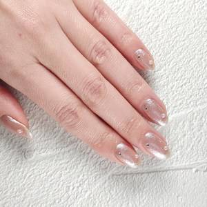  メタリックネイル 