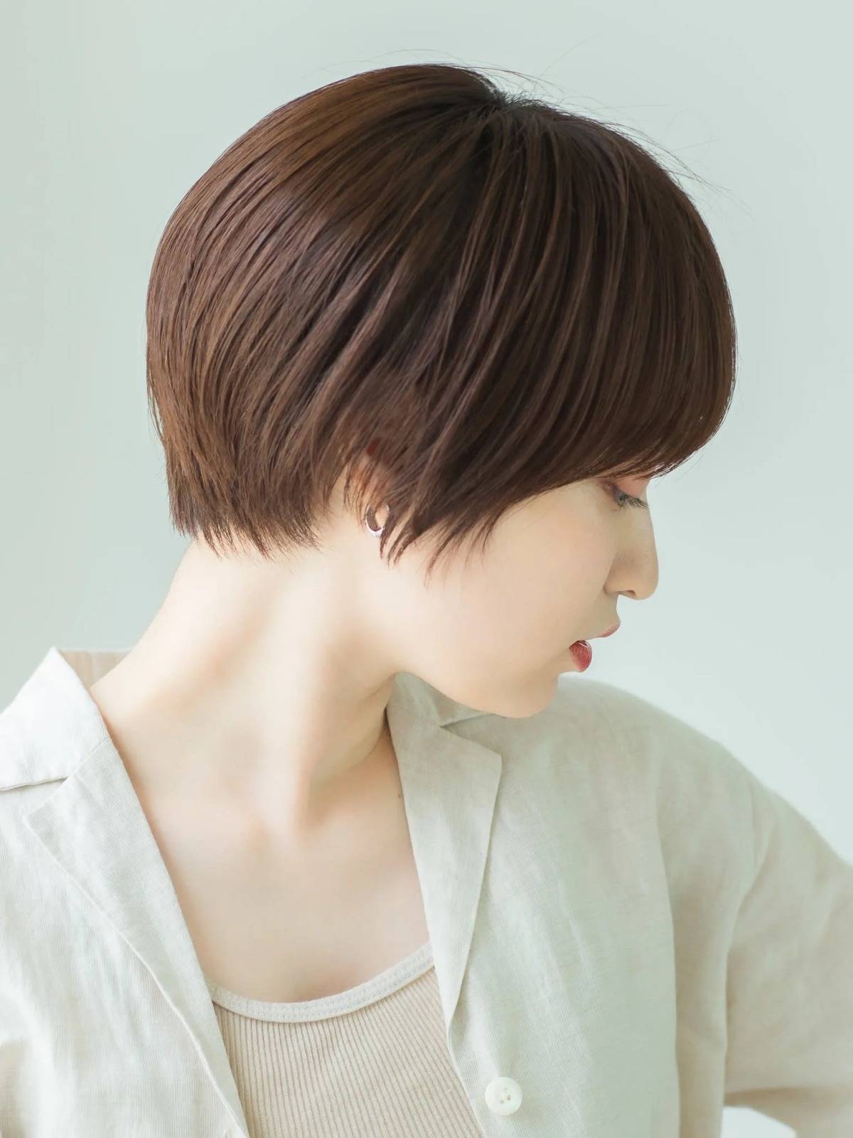 ボリュームレスなショート