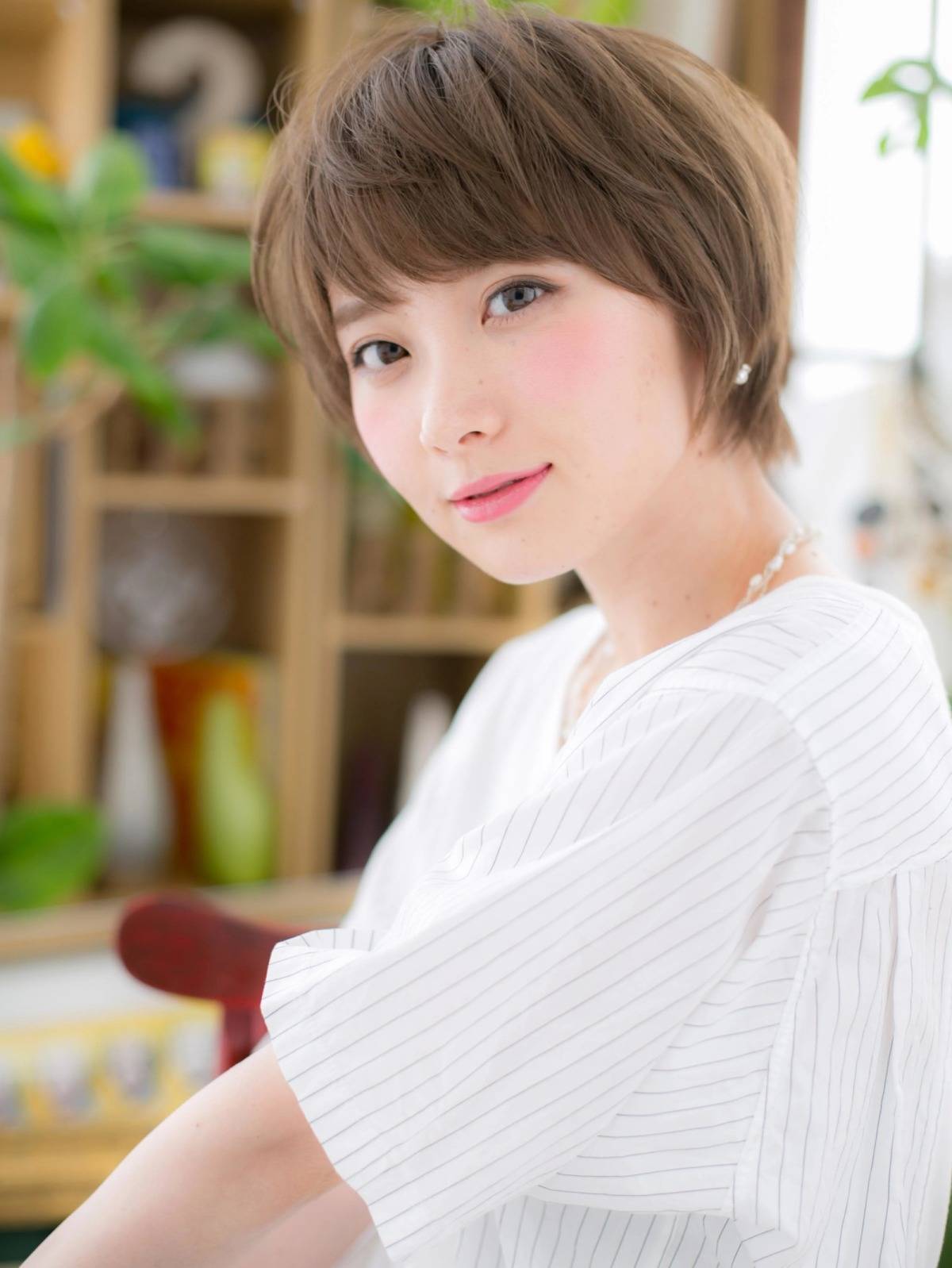 立体感レイヤーショート