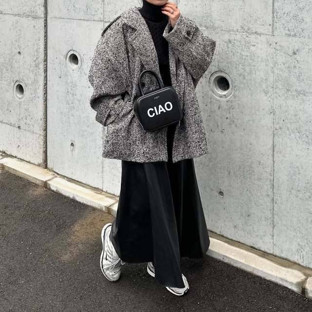 オーバーサイズのコートを主役に♪