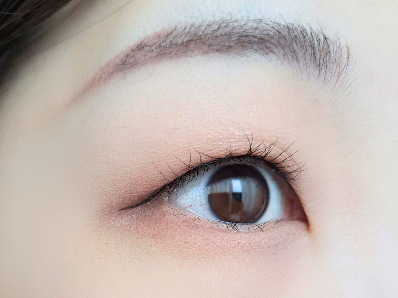 CEZANNE(セザンヌ) ビタートーンアイシャドウ 02 ドライローズの仕上がり