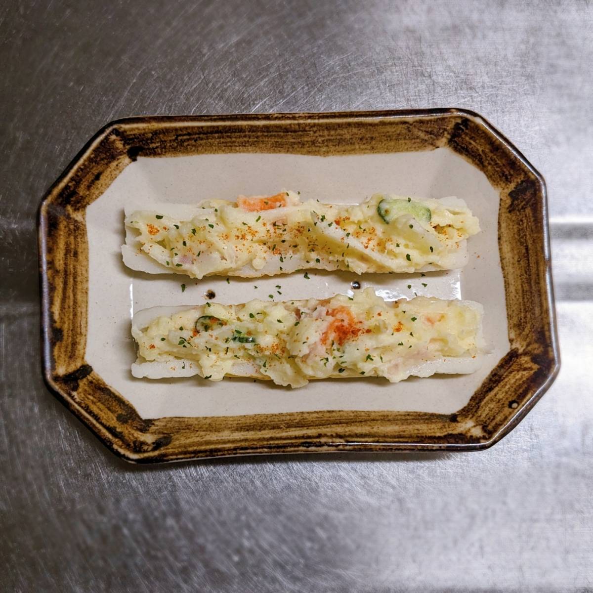 紀文公式の「ちくわボード(ポテトサラダ)のレシピ」のレシピ