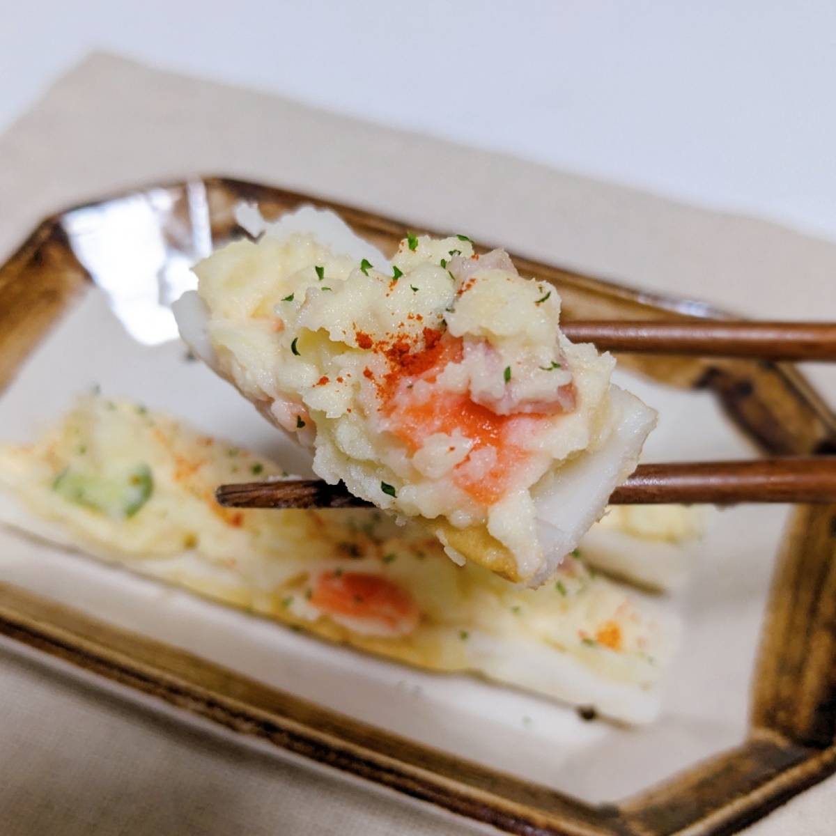 紀文公式の「ちくわボード(ポテトサラダ)のレシピ」のレシピ