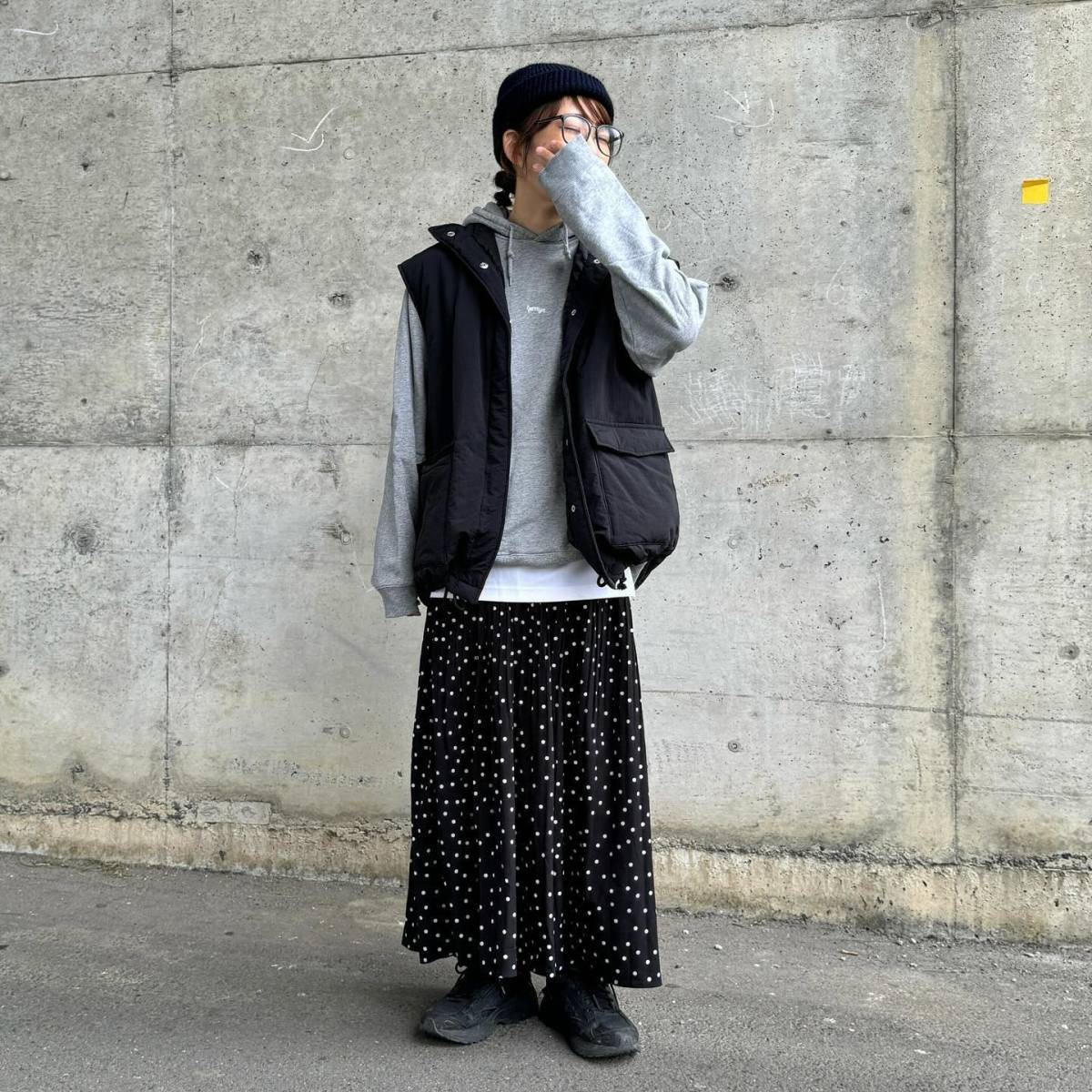 ベストを重ね着する!