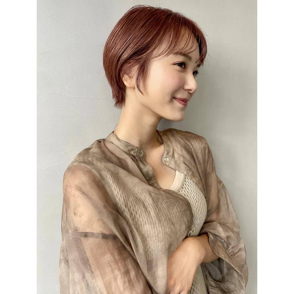 サイドバング×くびれショート