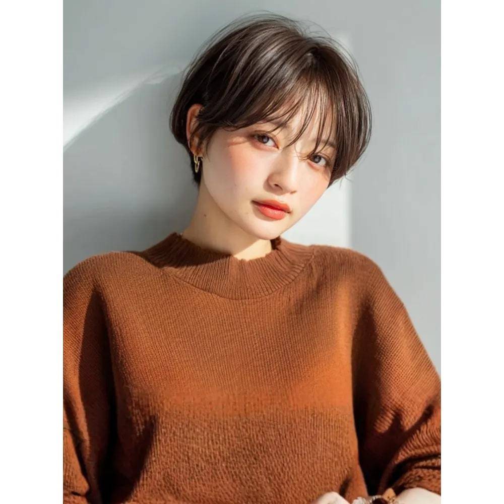 大人可愛いマッシュショート