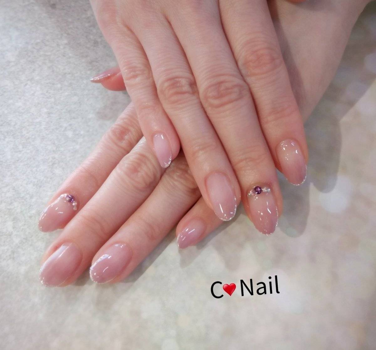 モーヴピンクネイル