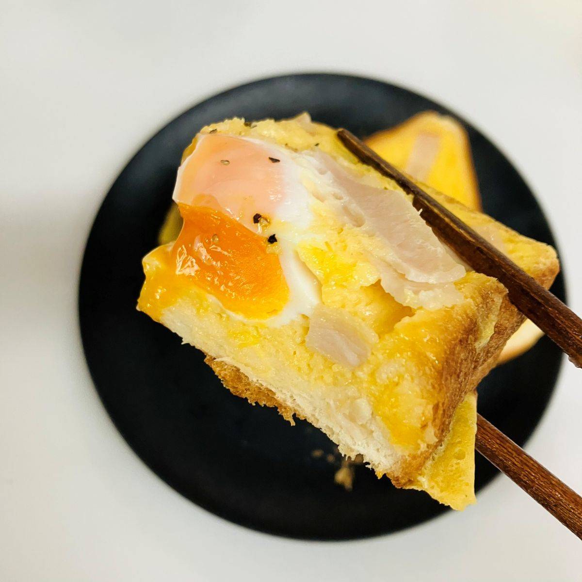 パスコ公式の「ほうれん草のポタージュキッシュトースト」のレシピ