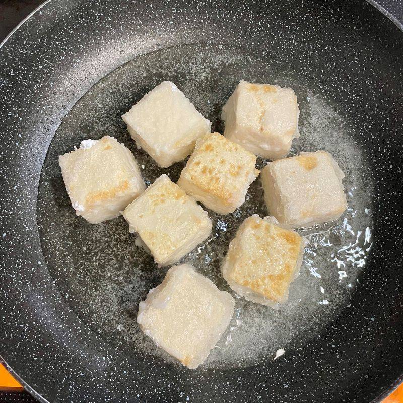 ヤマキ公式の「しめじのあんかけ揚げだし豆腐」のレシピ