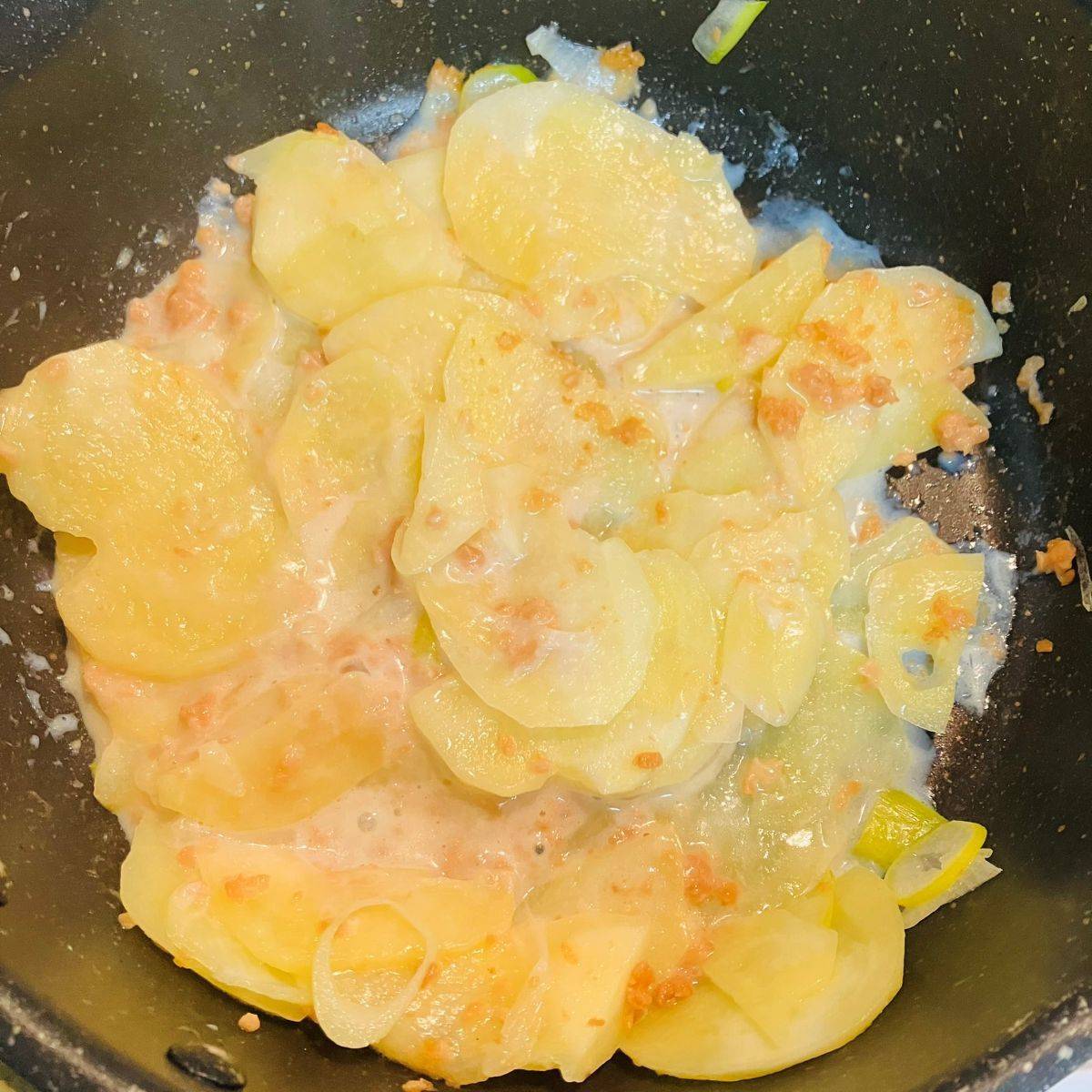 JAグループ公式の「福井県「へしことポテトのクリーム煮」JA敦賀美方女性部」のレシピ