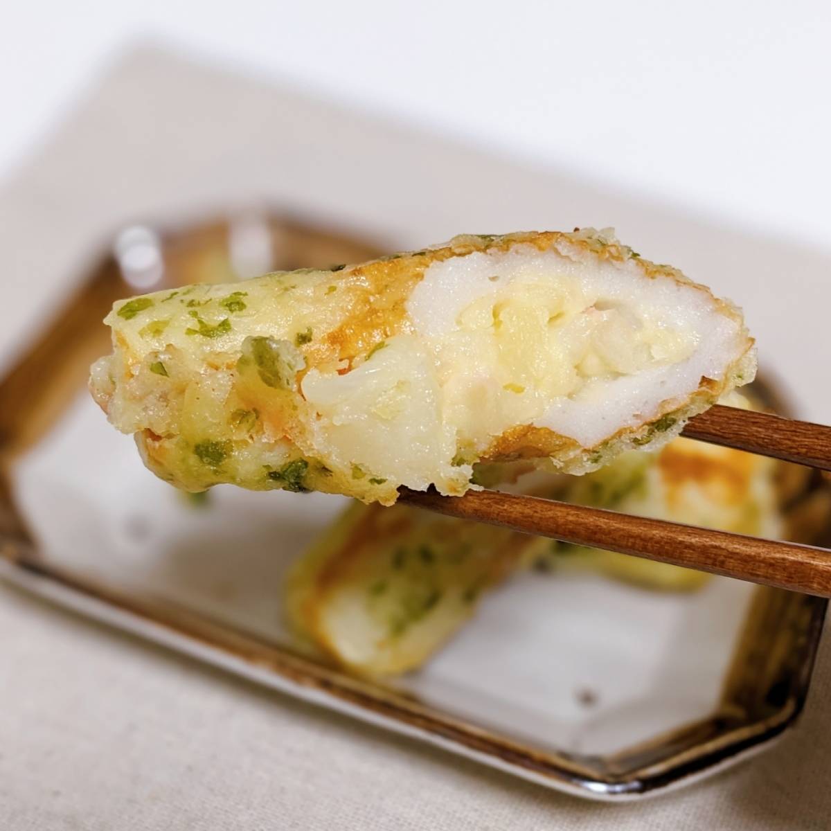 ニッスイ公式の「活ちくわのポテトサラダ揚げ」のレシピ