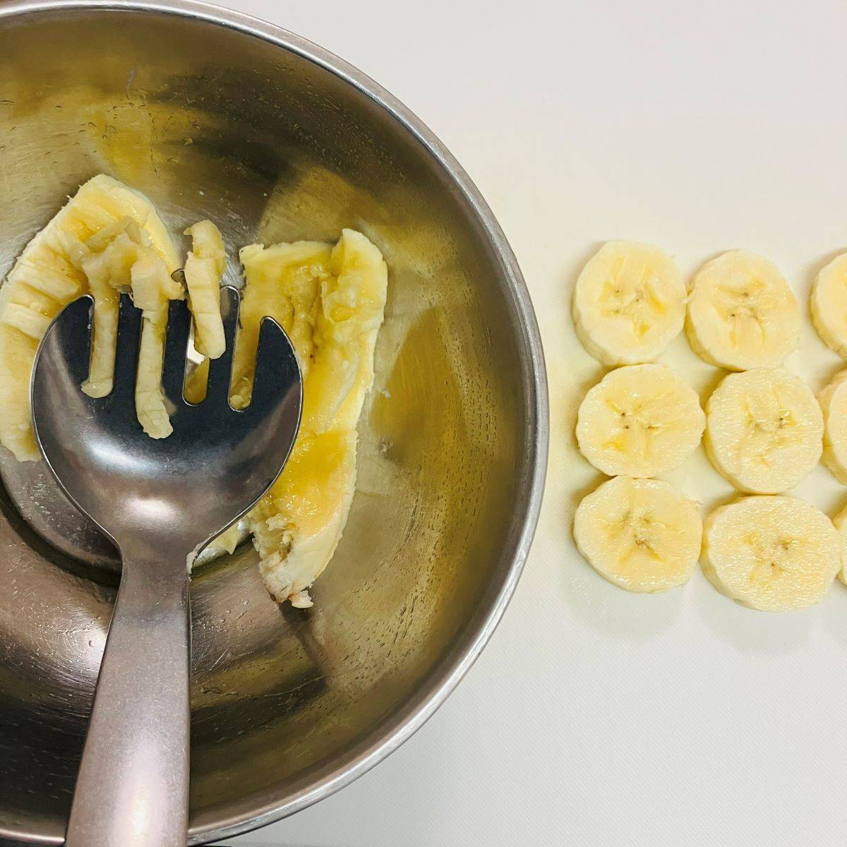 フジパン公式の「フジパン管理栄養士考案！ バナナパンプリン」のレシピ