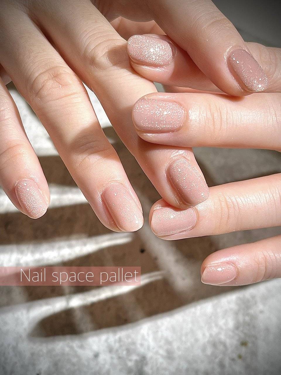 ミルキーピンクネイル