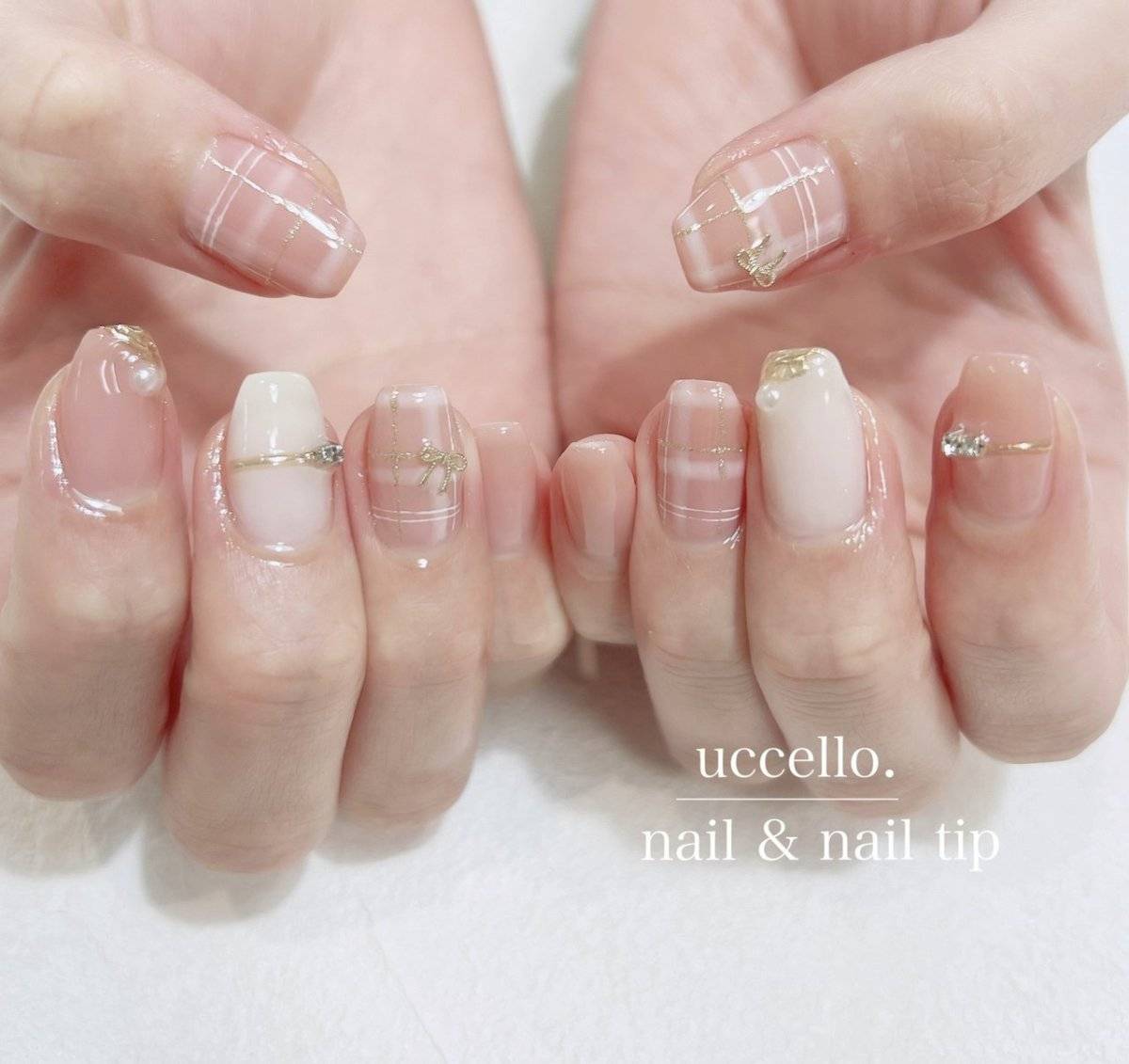 ミルキーピンクネイル