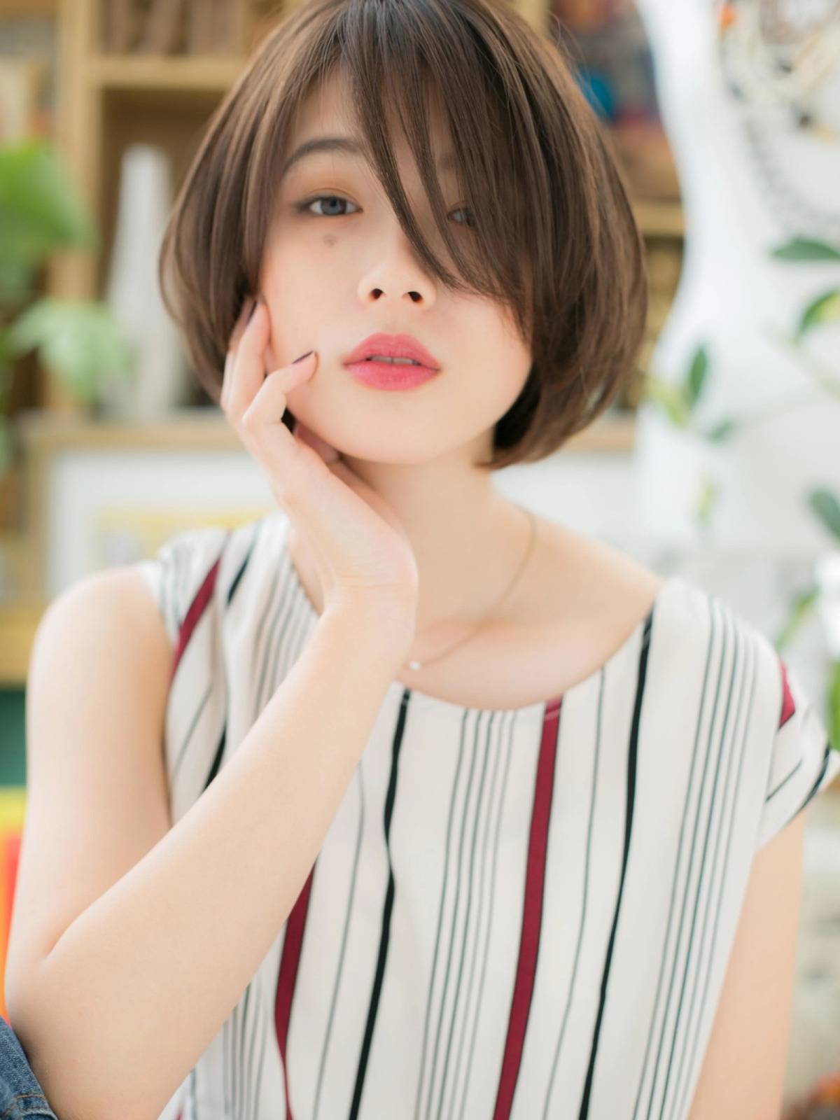 色気があふれるうざバングボブ