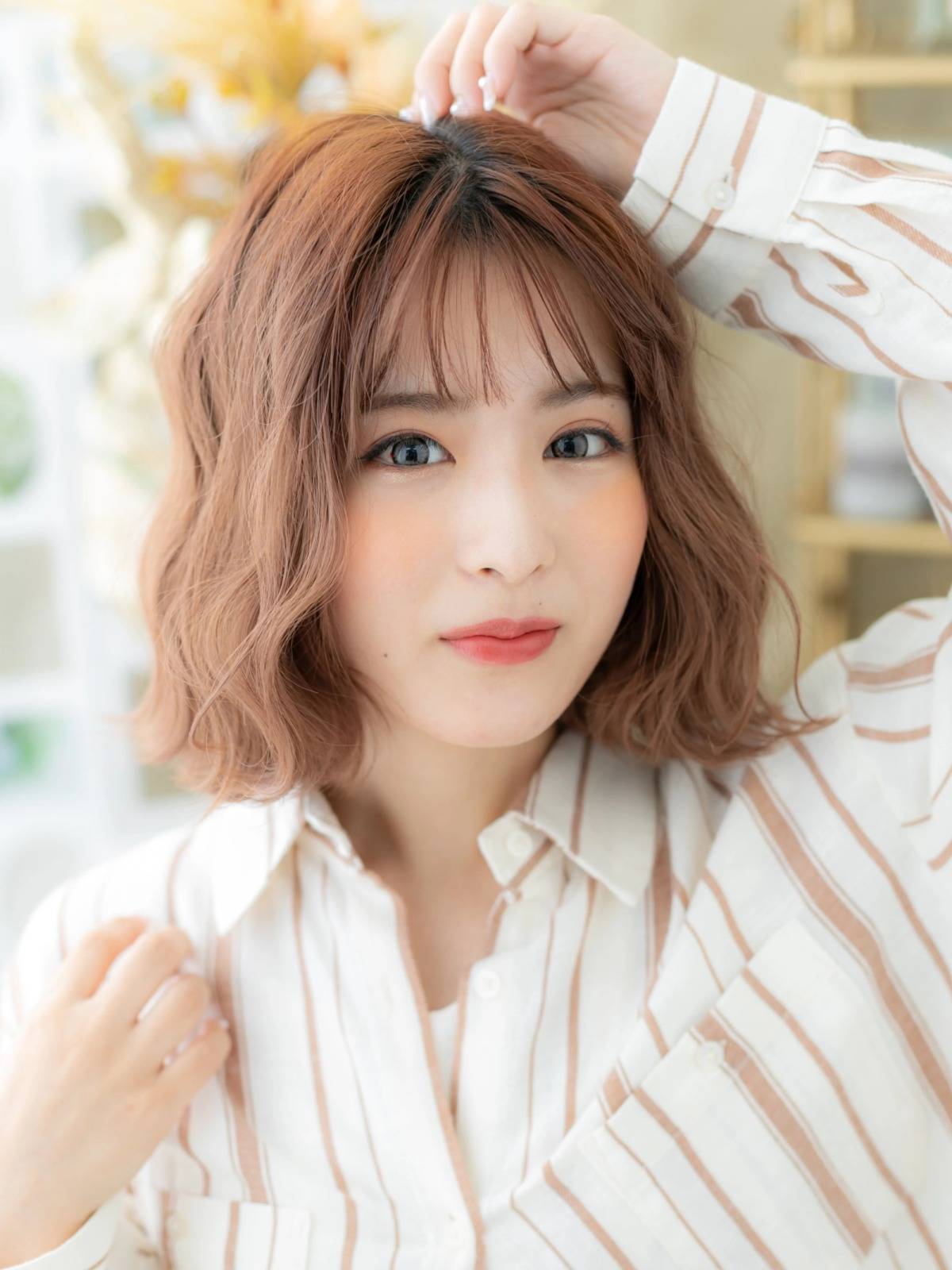 立体感ゆるウェーブボブ