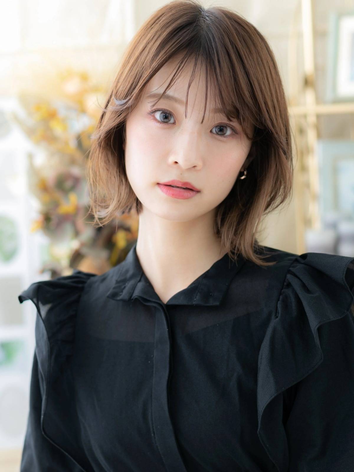 メリハリウルフボブ