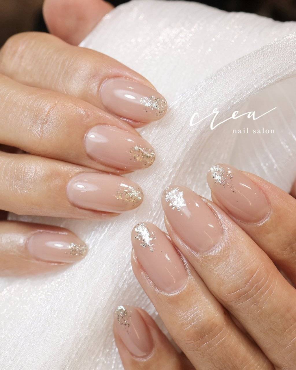 ヌーディーピンクネイル