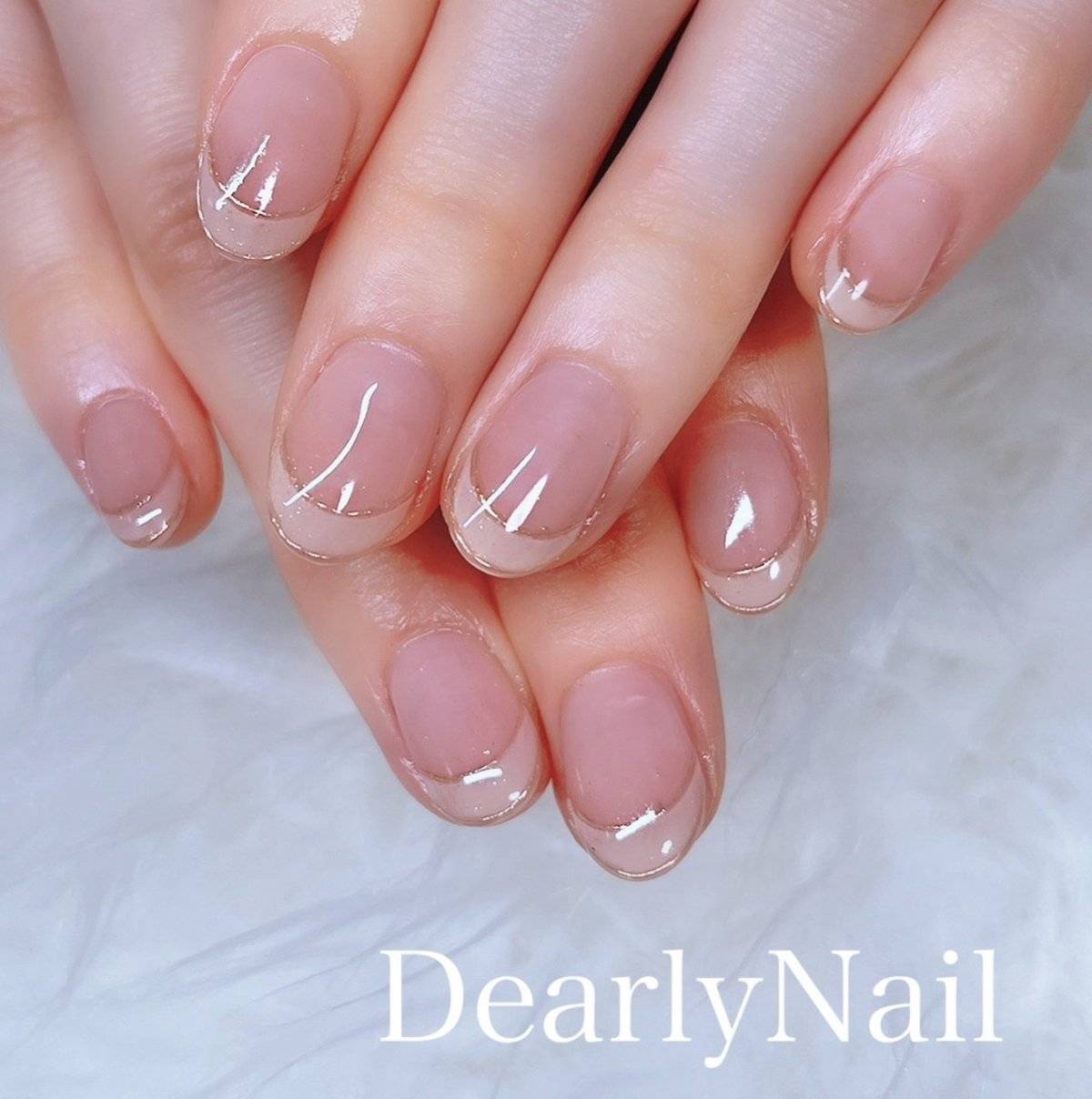 ヌーディーピンクネイル