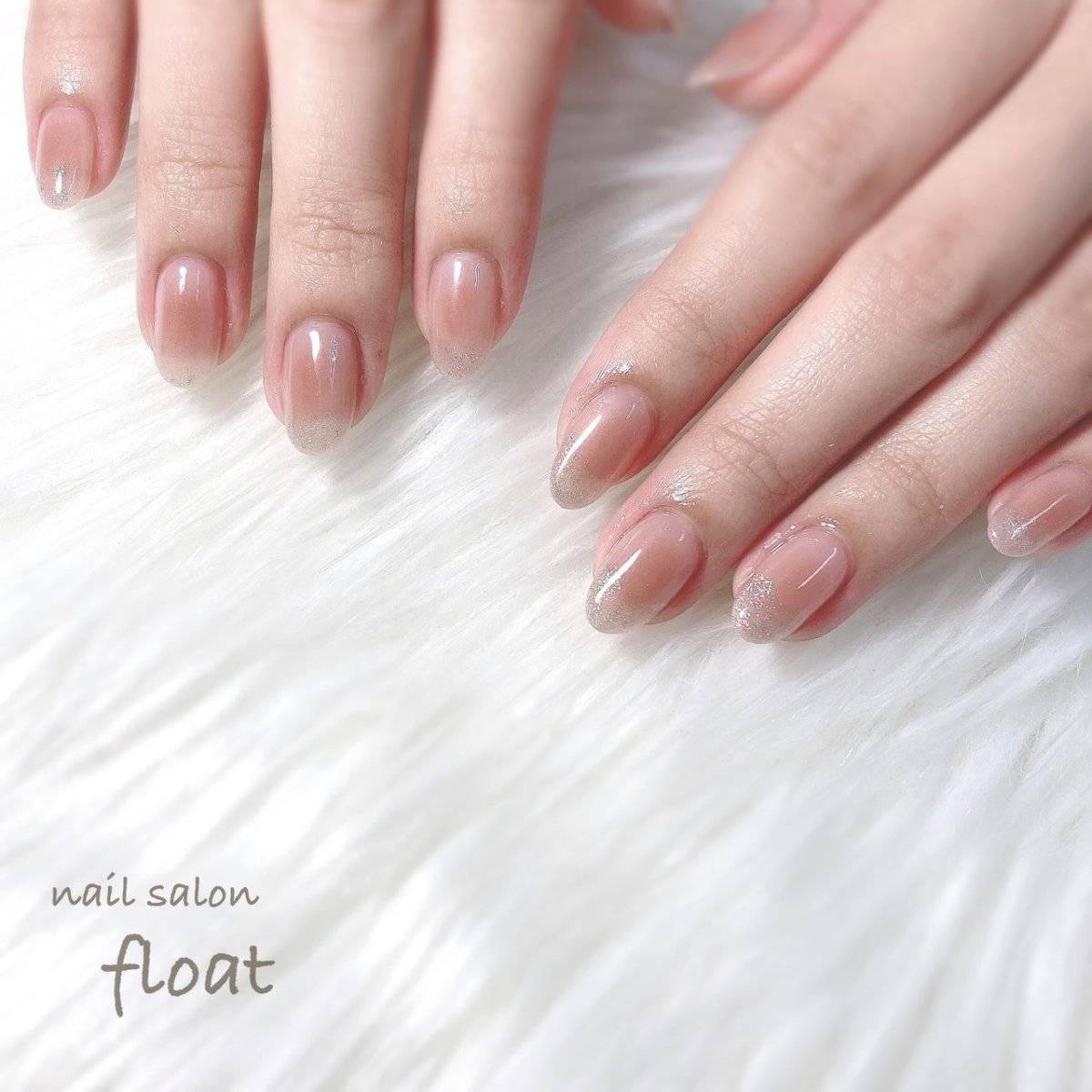 ヌーディーピンクネイル