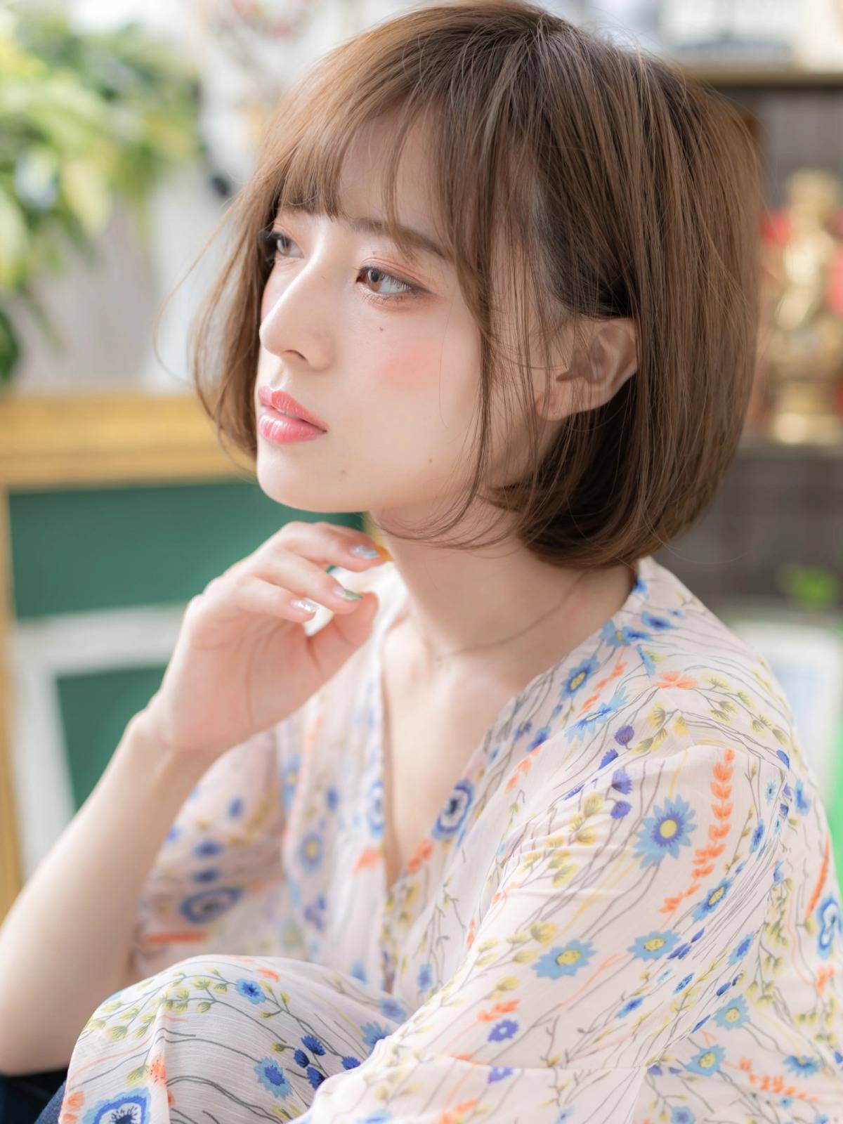 耳掛けワンカールボブ