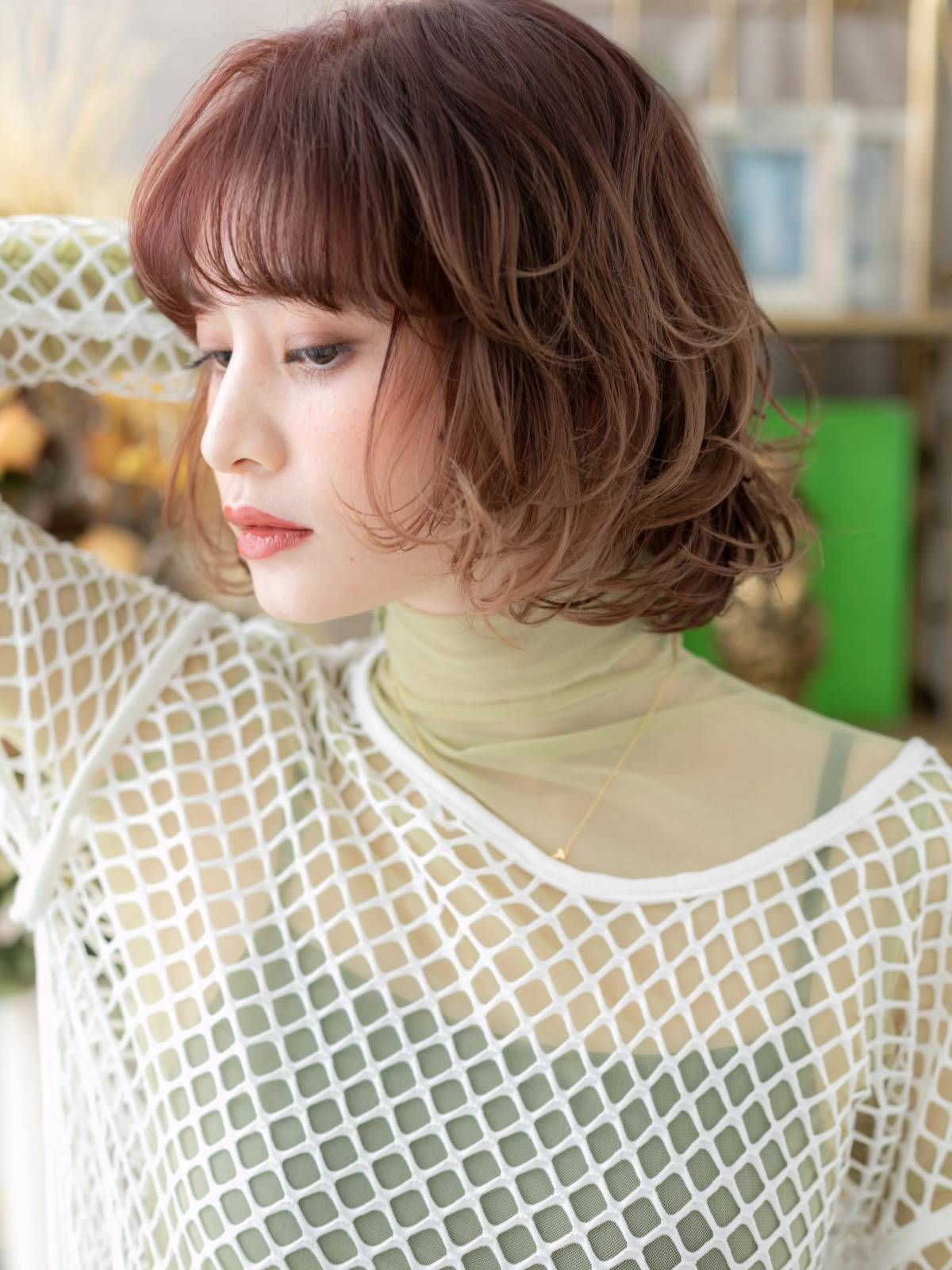 くせ毛風ニュアンスボブ