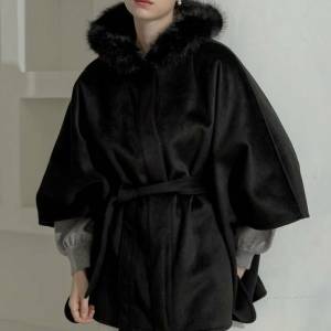  Re:EDIT リバーフーディーポンチョコート 