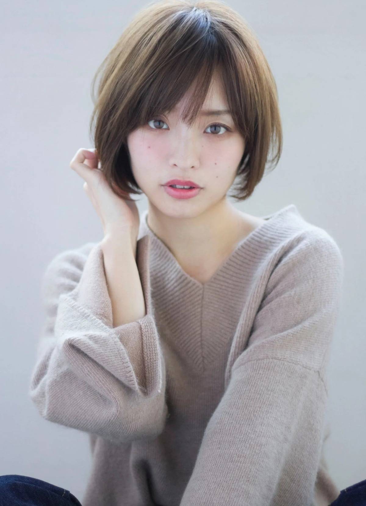 シンプルひし形ショート