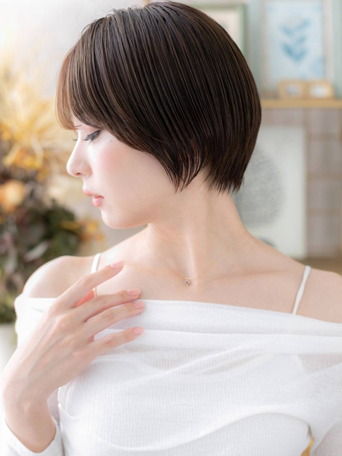 まとまり感丸みショート