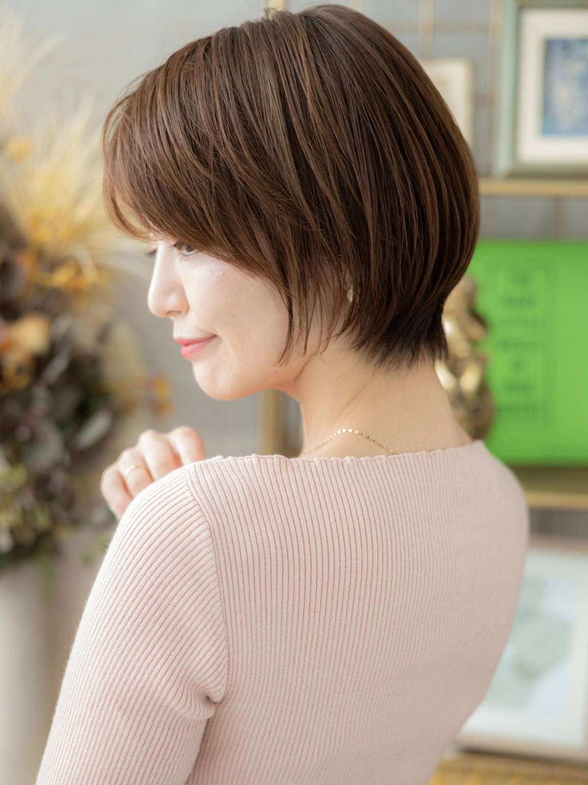 前下がり上品見えショート