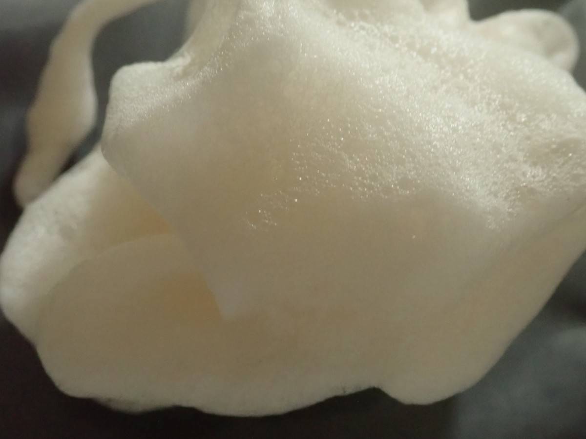 ダイソーの洗顔ネット(オーガンジー)