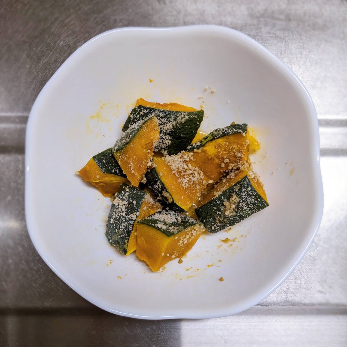 JAグループ公式の「かぼちゃのゴマ和え　めんつゆで簡単」のレシピ