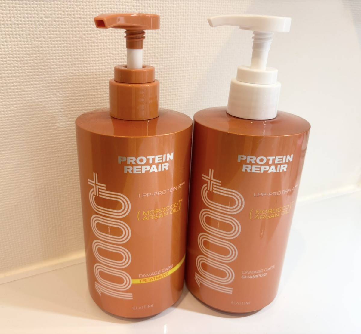 ELASTINEのプロテインリペア10000＋シャンプー、トリートメント