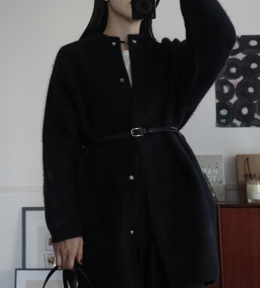 ELENDEEK RACCOON MIX CARDIGAN