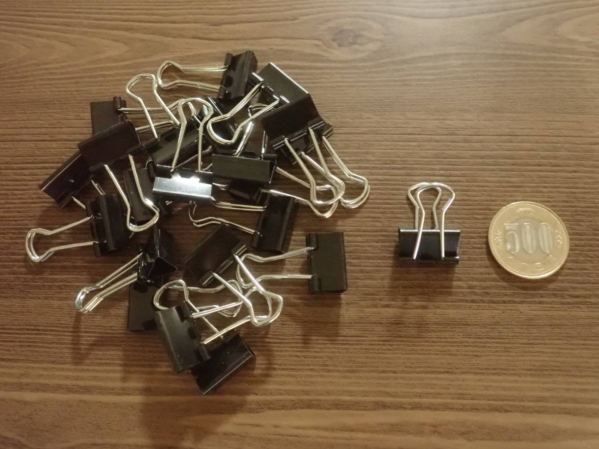 ダイソーのダブルクリップ