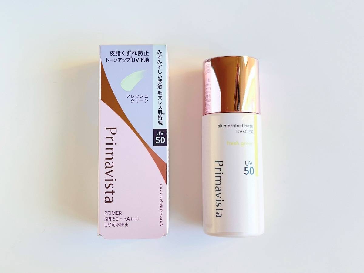 Primavista スキンプロテクトベース 皮脂くずれ防止 UV50 EX フレッシュグリーン