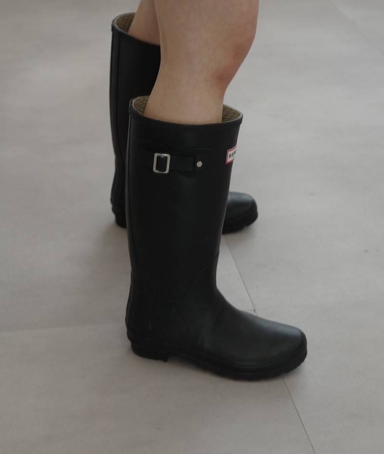 HUNTERのロングブーツ