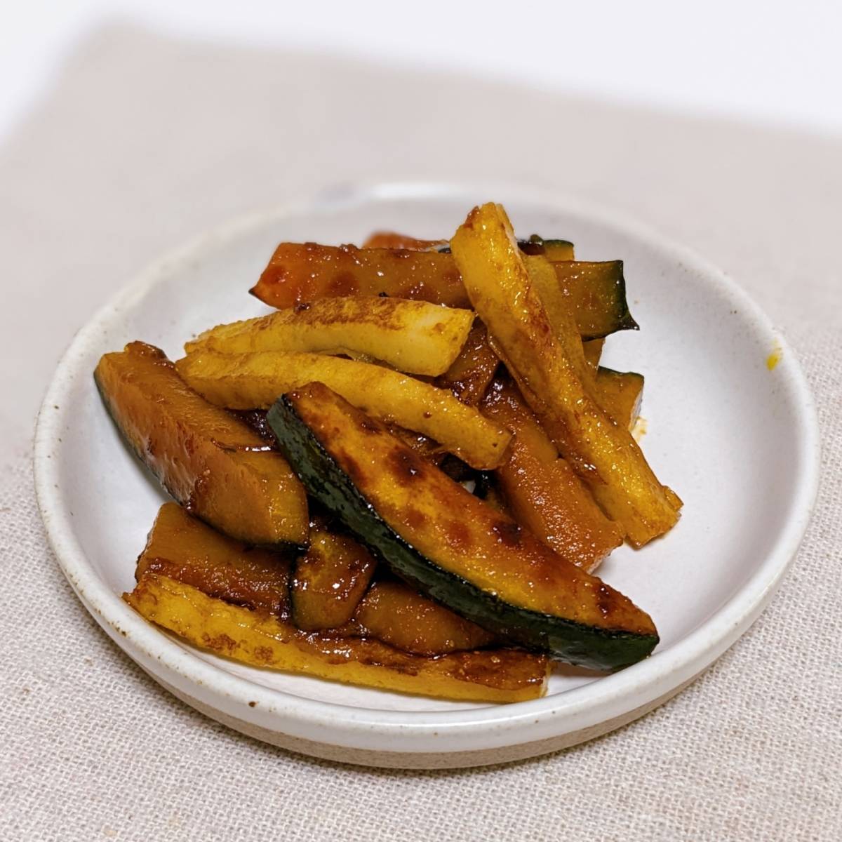 グループ公式の「やみつききんぴら！かぼちゃでかんたんおつまみ！」のレシピ