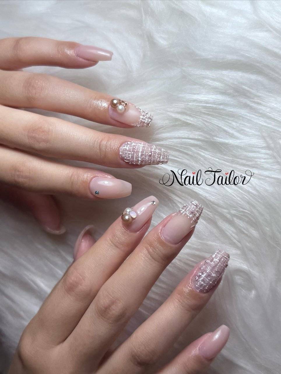 クリアピンクネイル