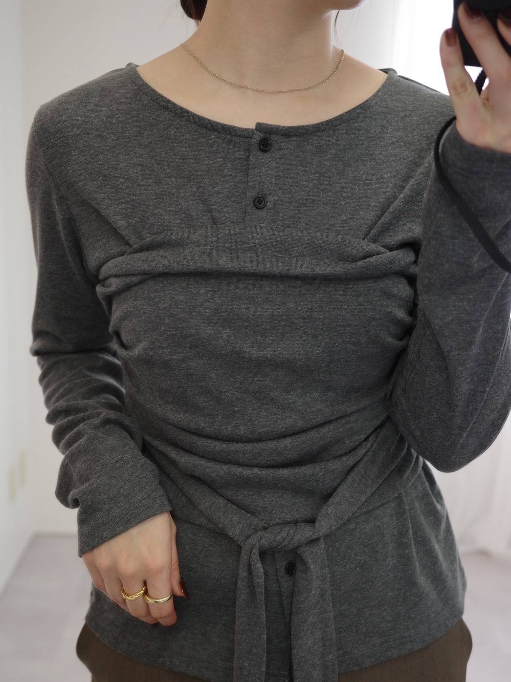 「ビスチェ×カーディガン」セットコーデ