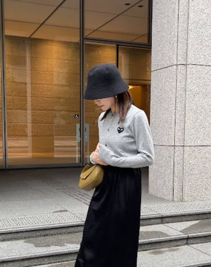 バケットハットコーデ