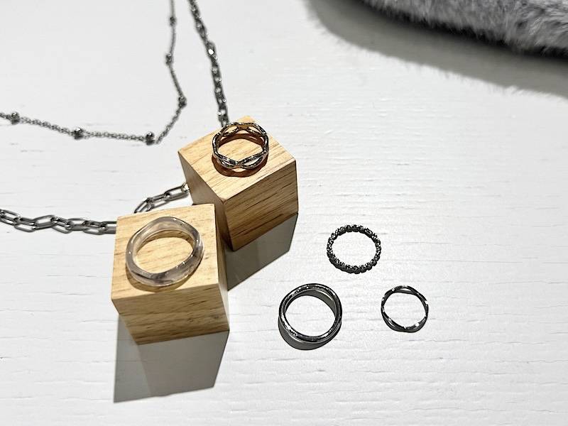 5連リングのデザインがわかる画像