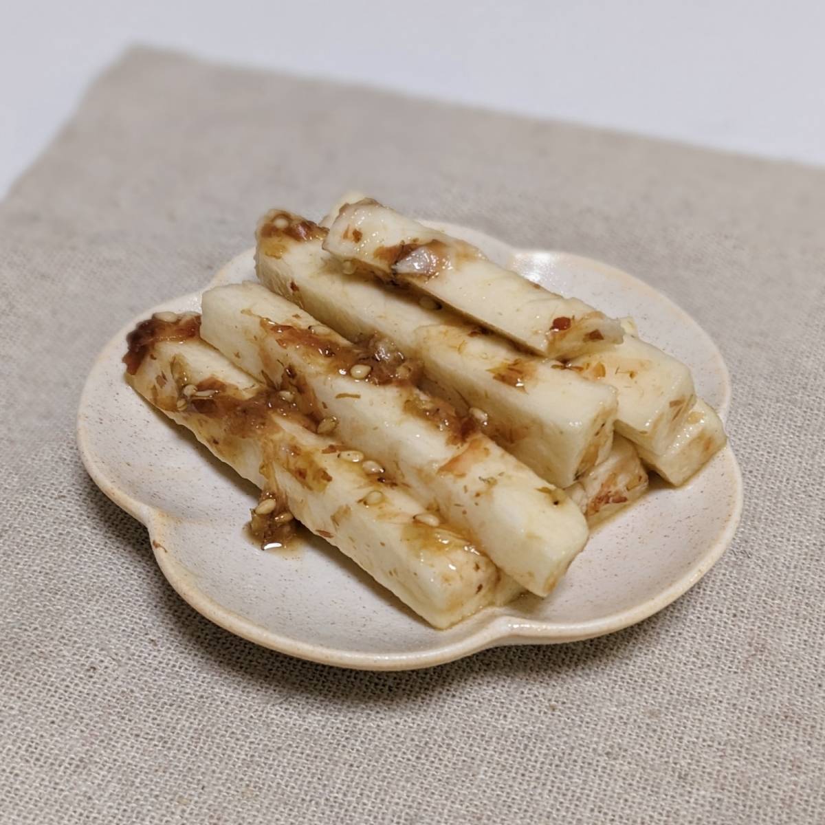 ヤマキ公式の「長いものわさび漬け」のレシピ